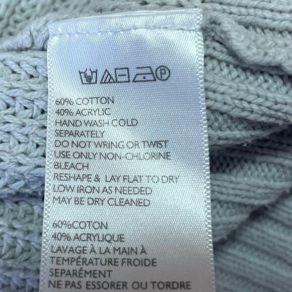 Urban Outfitters BDG Gray Waffle Knit Open Front Pockets Cardigan Sweater Top XS - Picture 5 of 5